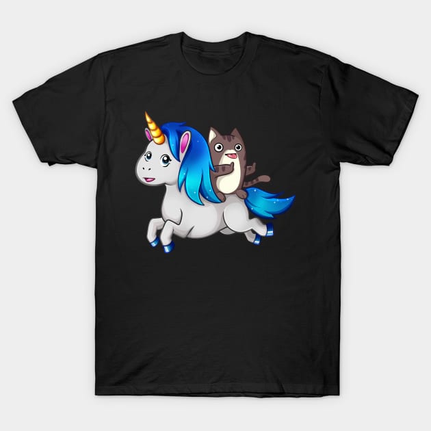 Fluff & Unicorn T-Shirt by MaryPou